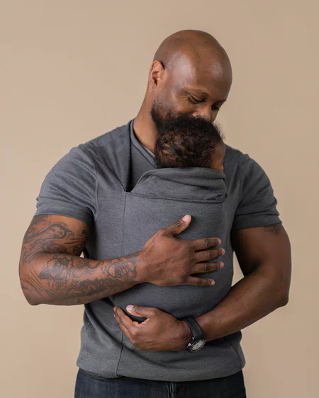 Beelaunch - Baby carrier shirt for dad - Kangaroo dad shirt for baby - Photo 03