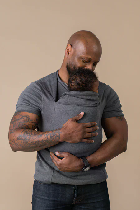 Beelaunch - Baby carrier shirt for dad - Kangaroo dad shirt for baby - Photo 03