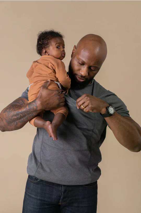 Beelaunch - Baby carrier shirt for dad - Kangaroo dad shirt for baby - Photo 06