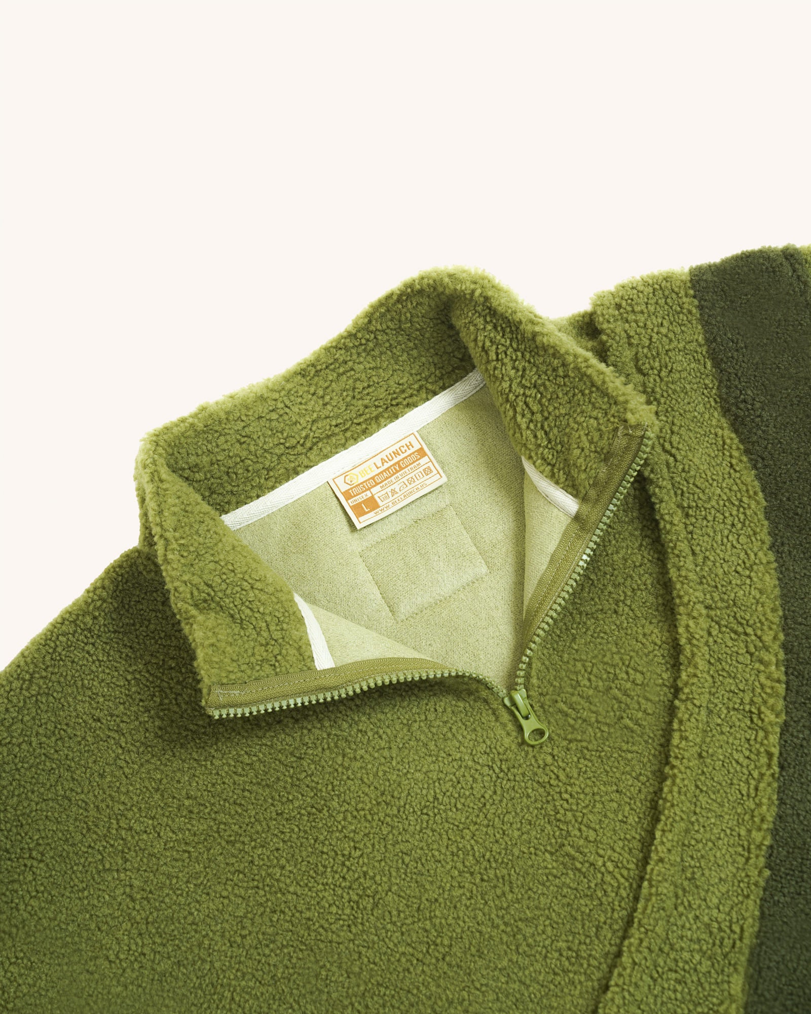 Olive Green, Unisex - Fleece Sweater with Kangaroo pouch pet