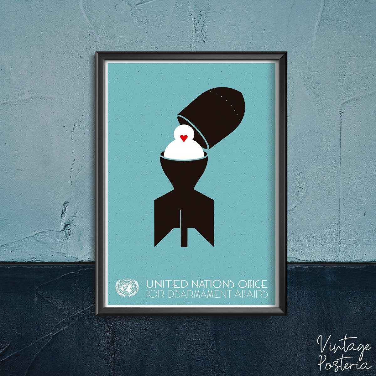  Un Office of Disarmament Affairs Jorge Malo Vintage Poster, Vintage Wall Decoration, Decoration, Old Movie Wall Art